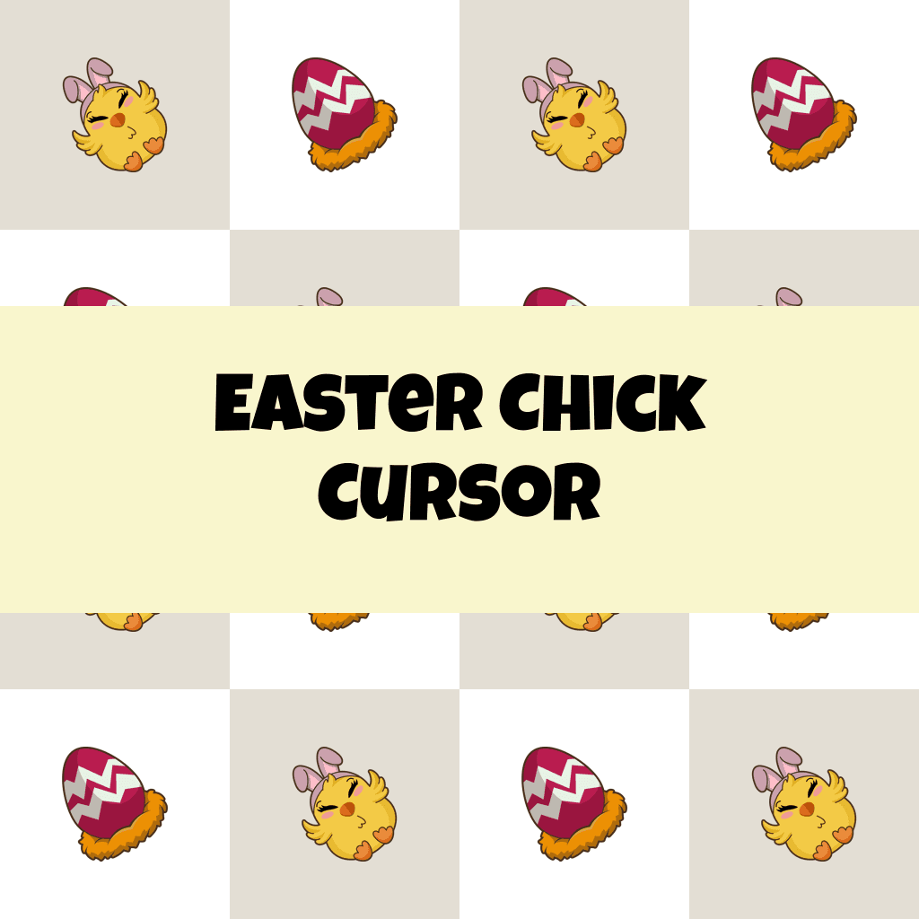 Preview Easter Chick cursor custom cursor pack